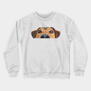 Peek a Boo Dog Crewneck Sweatshirt